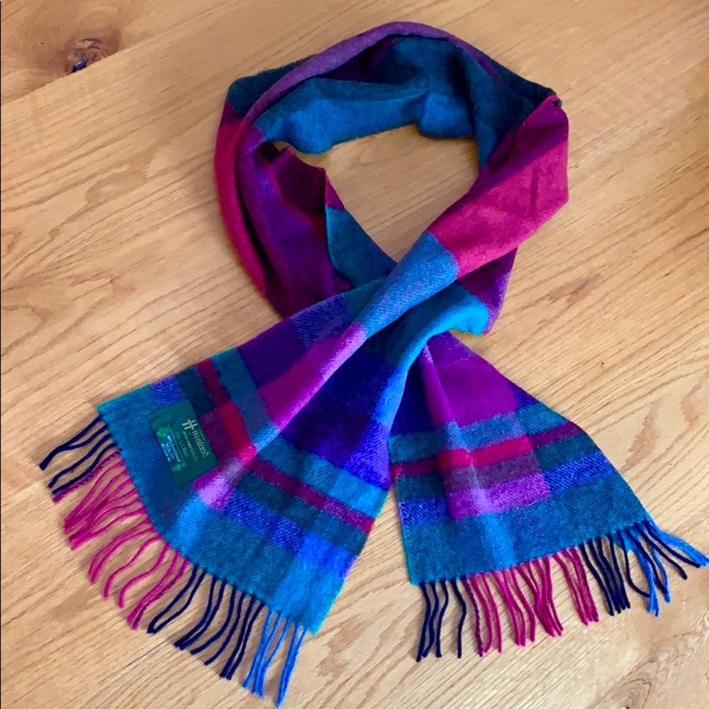 L.L. Bean Multicolored Lambswool Scarf